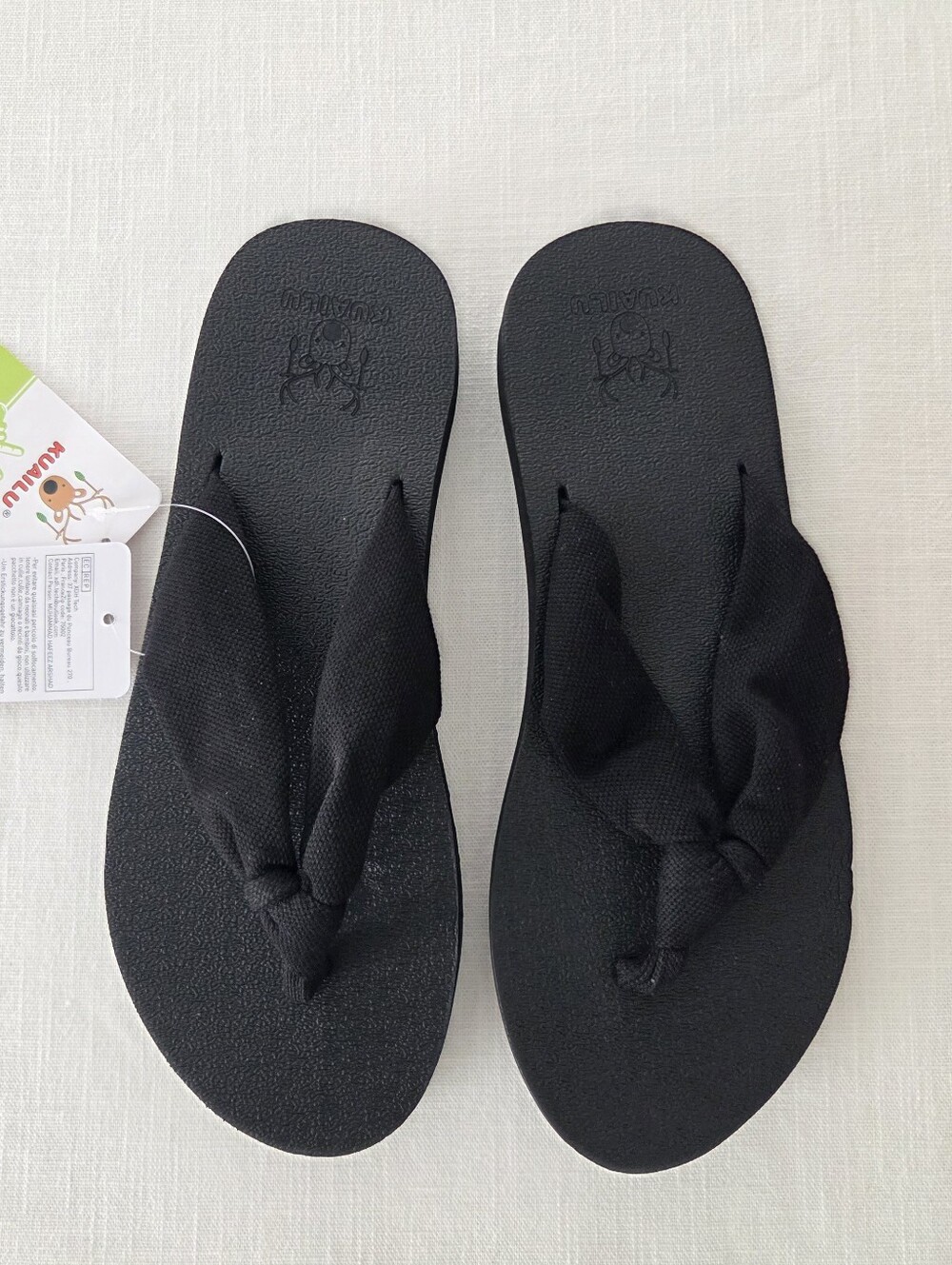 Black Knot-Front Flip Flop With Arch Support